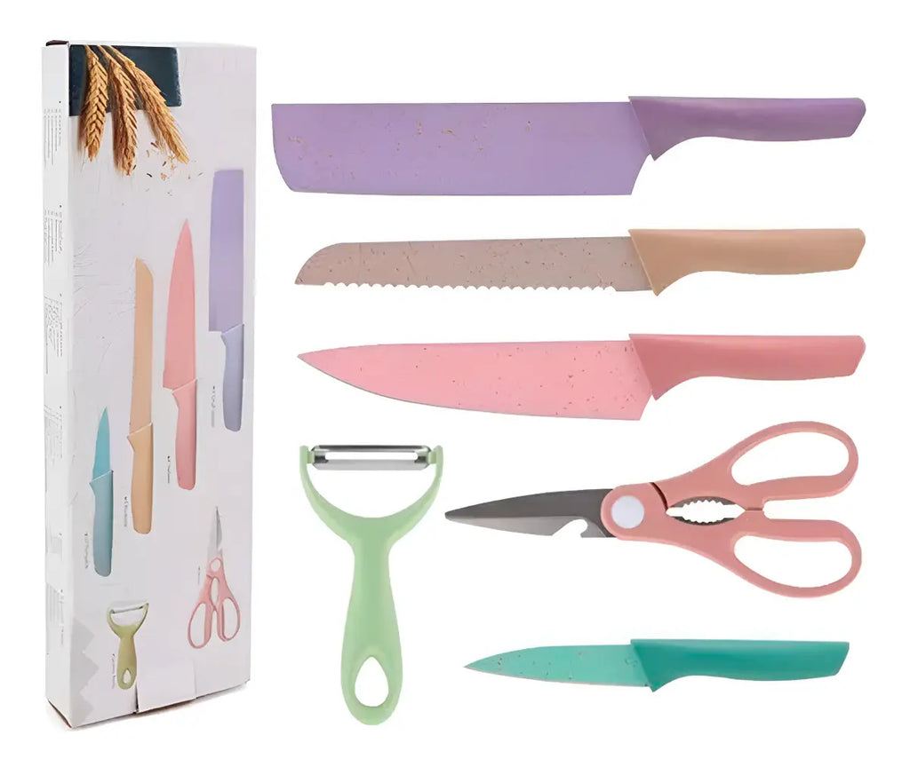 SET DE CUCHILLOS X6 PIEZAS