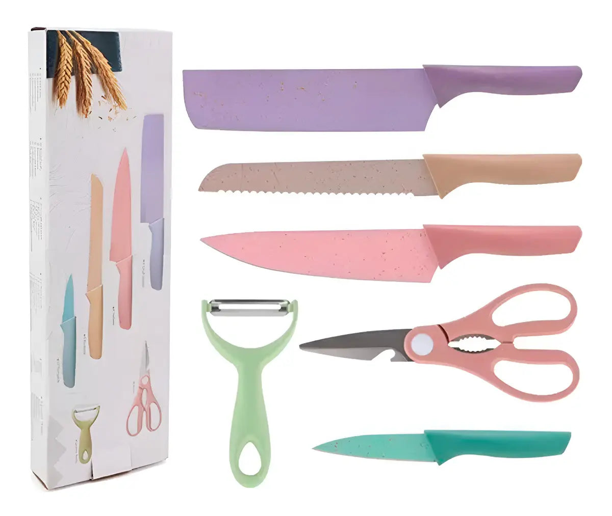 SET DE CUCHILLOS X6 PIEZAS